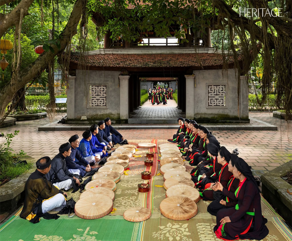 Bộ ảnh “Quan họ Kinh Bắc với chùa Bút Tháp” đoạt giải cuộc thi Hành trình di sản