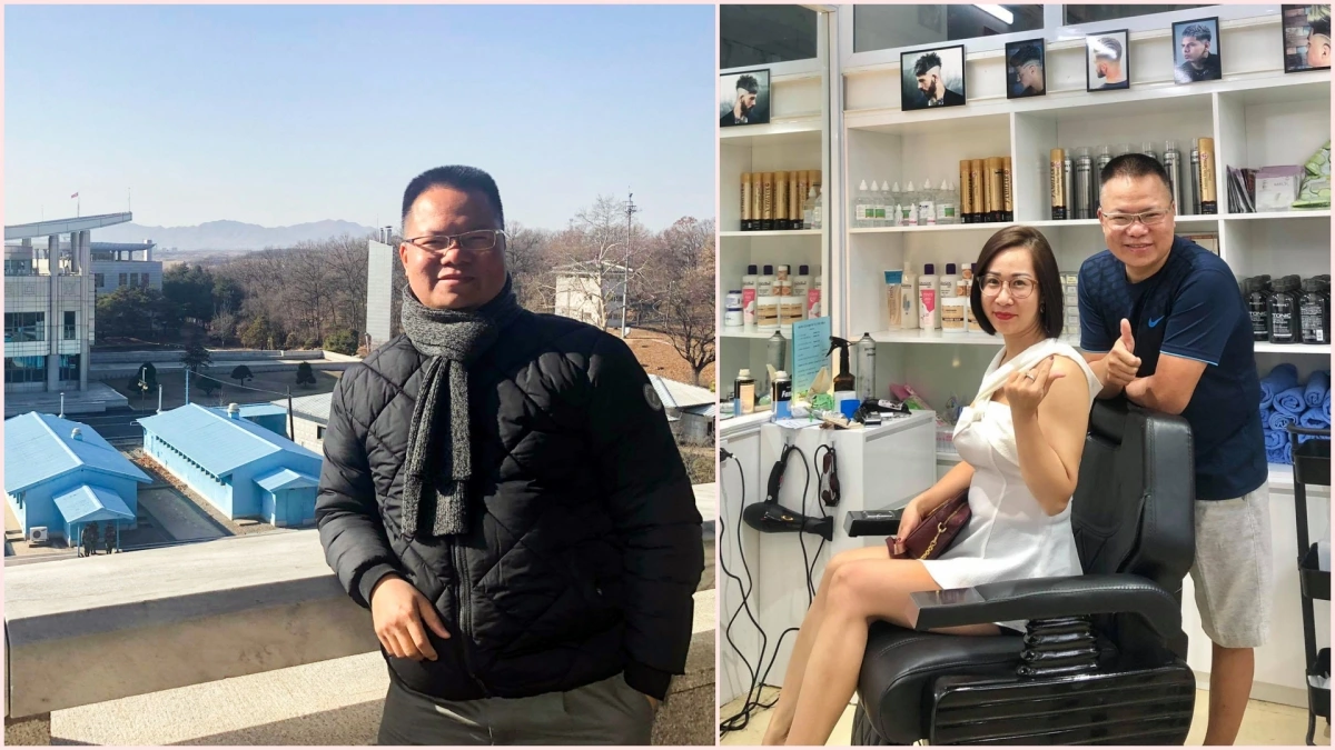 Giám đốc công ty Arirang Tour Service – Nguyễn Hữu Lâm mở cửa hàng cắt tóc thời Covid
