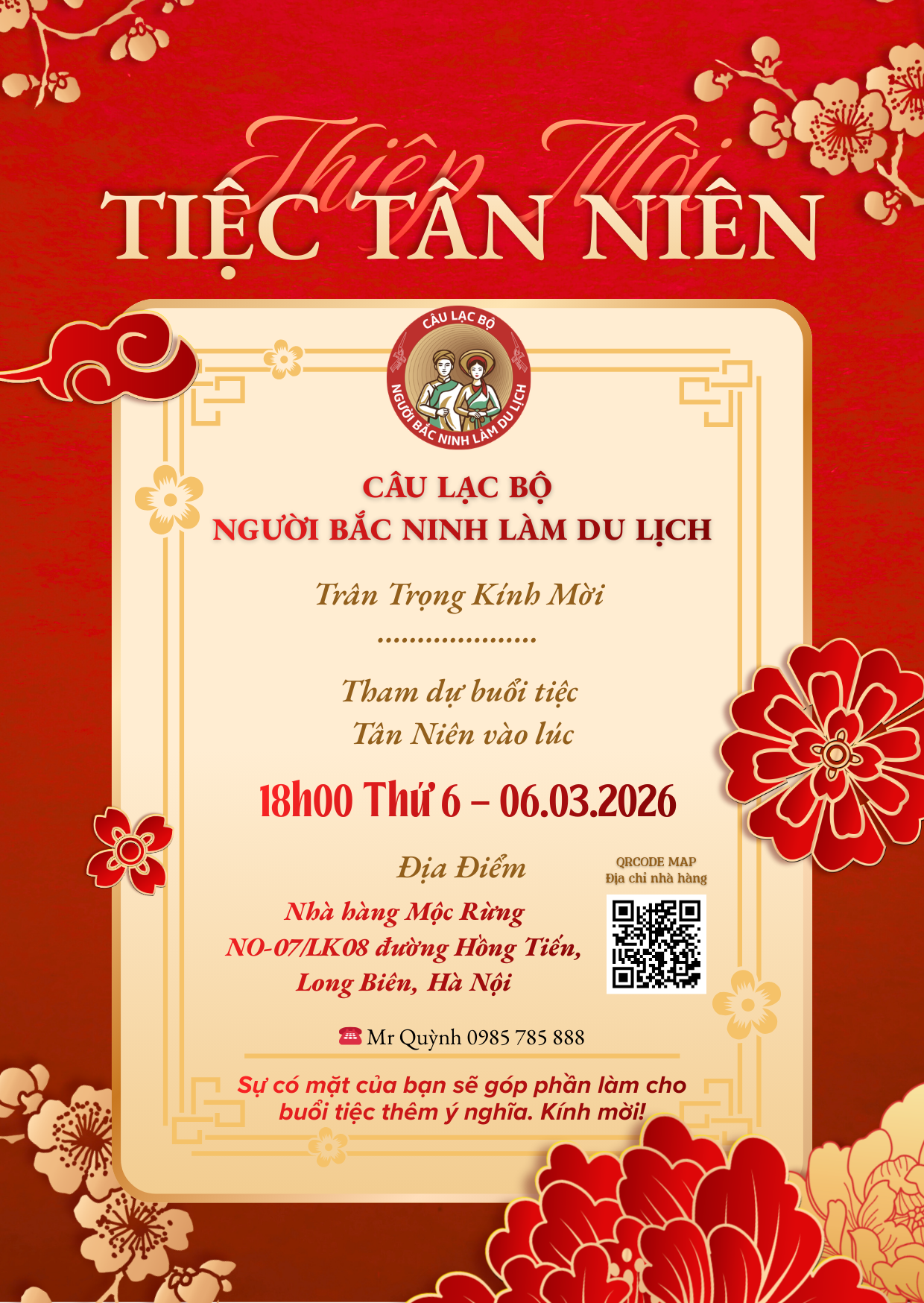 CLB Người Bắc Ninh làm du lịch gặp mặt đầu xuân 06/03/2026